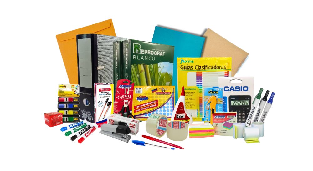 Productos de papelería para oficina